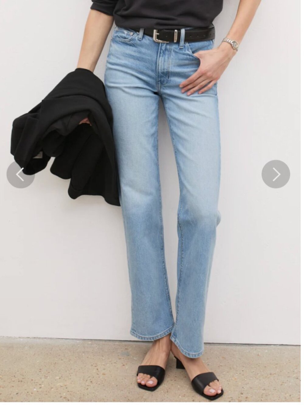 AYR Jeans - The Roadie: Relaxed High Rise Striaght Leg - Ghost Ranch - Size 30L